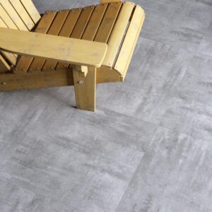 11 mm matt grey cement effect indoor ceramic tile. Premium, sleek and versatile