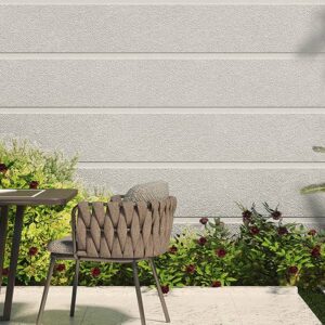 12mm textured matt grey cement-effect outdoor wall tile