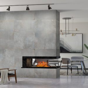 Modern matt grey porcelain tile for indoor walls and floors