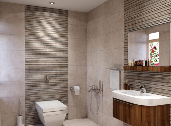 12 mm textured matt cream indoor wall tile, high quality and sleek